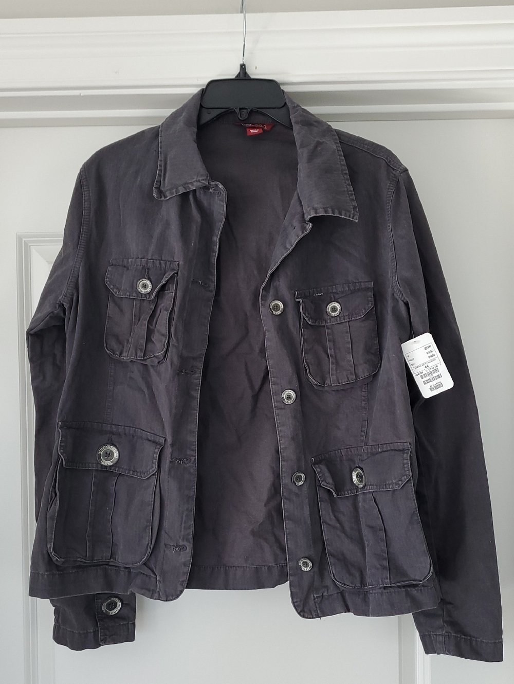 H&M Dark Charcoal Utility Field Jacket